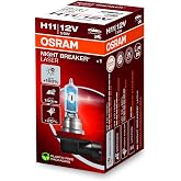 Osram Ampul Night Breaker Laser H11 12V 55W%150'ye kadar Fazla Işık 150M'ye kadar Fazla G&ouml;r&uuml;ş A&ccedil;ısı,%20'ye kadar Beyaz Işık 6