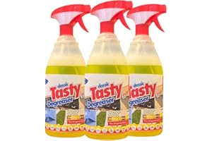 FAMILYCOM. Quitagrasas Desengrasante sin Disolvente. Elimina la Grasa Difícil en Segundos. Limpieza Profesional de Cocina, Horno, Campana, Barbacoa, Motor, Taller y Exterior. Pack 3000 ml.