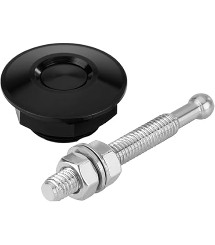 Bonnet Lock snelsluiting, 2 stuks motorkapslot, aluminium kap pin