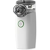 CONTEC NE-M01 Handheld Mesh Nebulizer – Portable Ultrasonic Nebulizer with Fine Mist, Auto Power-Off & Low-Noise Operation – Battery Powered
