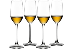Riedel Tequila Set Set de 4 Vasos de Tequila Vaso de cristal con tallo 190 ml