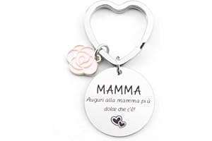KTIAVO Regalo Mamma Portachiavi Idee Mamma Regalo Festa Della Mamma Idee Regalo Originali Regalo Mamma Compleanno Regalo Festa Della Mamma Idee Mamma Regalo Festa Mamma Regali per Mamma da Figlia e Figlio