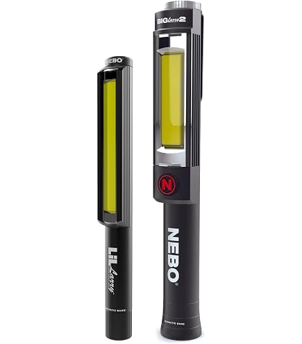 NEBO Big Larry Magnum COB LED Flashlight Worklight Magnetic (Assorted Colors) DIY & Tools