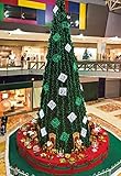 arbol de navidad gigante exterior Elegante y decorativo Cono gigante de Navidad.