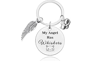 BAIPILU Pet Memorial Keyring Gifts Keychain Gift for Loss of Cat in Memory of Cat Pet Sympathy Gifts for Cat Lover Family Remembrance Condolences Gift for Women Men Cat Lovers Friends Sister