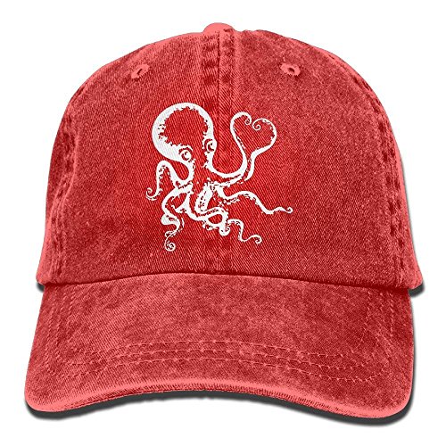 Sisinik Funny Baseball Caps Hats Men And Women Loving Octopus