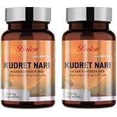BALEN 2 Kutu Plus Kudret Narı Sarı Kantaron Yağı Kaps&uuml;l&uuml; Kudretnarı Kantoron 1580 Mg x 100 Kaps&uuml;lx2