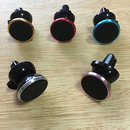 Westeng Porta Cellulare Moto per Air Vent Magnetico Supporto Auto Porta Cellulare Universale da Cruscotto Kit per Tutti i Veicoli, Smartphone, Tablet (argento)