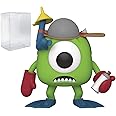 Disney Pixar: Monsters Inc. 20th - Mike Wazowski with Mitts Funko Pop! Vinyl Figure (Bundled with Compatible Pop Box Protector Case), Multicolor, 3.75 inches