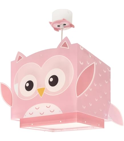 Dalber Applique Murale Enfant Little Owl Hibou Animals, Lumière