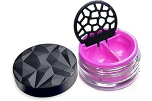 ‎LENSBIX Lensbix Kontaktlinsenbehälter Geometric. Erwachsenes Accessoire mit futuristischem 3D Deckeldesign. Das stilvolle Geschenk für alle die gerne Linsen tragen. (No28 pink)