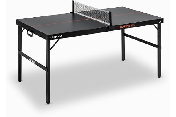JOOLA Table de ping-Pong Midsize, Table de Loisirs, Table de ping-Pong au Design Moderne, Filet de ping-Pong Inclus