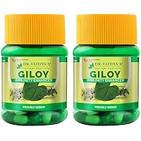 Dr. Vaidya's Giloy Capsules Immunity Booster, 30 Capsules Each (Pack of 2)