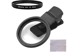 SYHSYC Universell Handykamera CPL Filter Objektivset CPL Filter für Handykamera 52mm Handy Objektiv Kompatibel mit iPhone Professioneller Polarisationsfilter zur Verbesserung der Bildqualität Farbsättigung