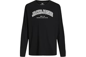 JACK & JONES Jungen Jjecaleb Varsity Tee Ls O-Neck Jnr Langarmshirt