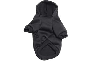 DONGKER Suéter para mascotas, abrigo con capucha para perros, cachorros, sudaderas con capucha para perros pequeños, gatos