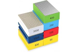 Linkstyle 7 stycken diamanthandpoleringsdynor, diamant 60–400 och harts 800–3000