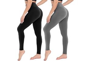 Campsnail Legginsy damskie z wysokim stanem, slim fit, przyjemnie miękkie, elastyczne, nieprzezroczyste, sportowe legginsy z kontrolą brzucha
