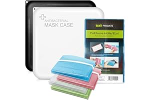 KXT Maskenbox FFP2+OP SPARSET- zur hygienischen Aufbewahrung (BOX1 Doppelpack + 4 Etuis)