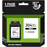 ATOPINK Cartucce 304 Nero, Sostituzione per Cartuccia HP 304 Nero, 304 XL Compatibili con Inchiostro Stampante DeskJet 3750 3