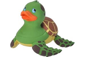 Wild Republic Rubber Duck Tartaruga Di Mare, Papera Di Gomma, Papera Giocattolo, Regalo Per Bambino, Bambini Ed Adulti, 10 cm