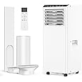 Air Conditioning Unit, 4-In-1 Portable Air Conditioner With Follow Me Function, Dehumidifier, Ventilation, 2 Fan Speeds, 24 Hour Timer, Sleep Mode & Window Kit, 7000BTU AC Unit