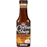 Schwartau Coffee Shop Caramel, Kaffeesirup zum Verfeinern von Kaffeespezialitäten, 200ml