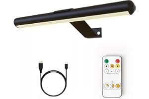 Arixinks Wireless Picture Lamp with Remote Control, 32 cm, Rechargeable Battery Painting Light with Full Metal, Cordless LED Accent Art Display Light with Dimmer Timer for Artwork Dartboard