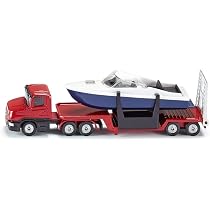 Ford F150 US Police Con Lancha Motora Siku 2568 – Escala 1:55, Metal, Neumáticos De Goma, Lancha Flotante, Remolque
