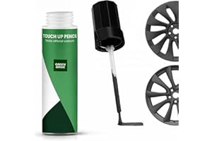 GREEN DRIVE - Stylo Retouche Peinture Jantes - Gunpowder - Jantes Überturbine 20” et 21” / Jantes Performance - Tesla Model 3 & Y - Stylo Efface Rayure - Séchage Rapide - Protection UV