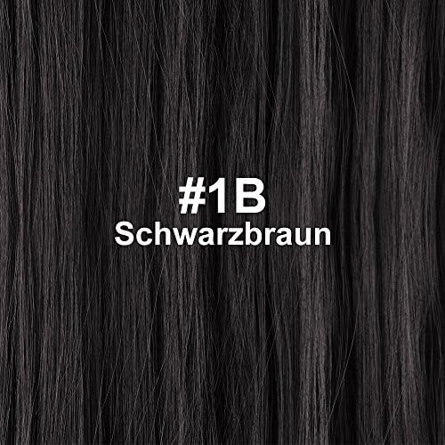 Flip Halo Hair Extensions – Light Up Hair Extensions 50 cm, Dark Brown