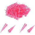 Utoolmart Industrial Blunt Tip Tapered Dispensing Fill Needle 20ga Pink 100pcs