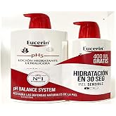 Eucerin Family Pack 1000 ml+400 ml Gift, Ultralight Moisturizing Lotion.