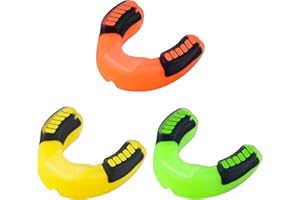 TURIUEBA Protege Dent Enfant Rugby Boxe Protège Dents 3 Pièces 6 7 8 Ans Junior Karaté Kumite Basket Muay Thai Kick Boxing Football Américain Kids