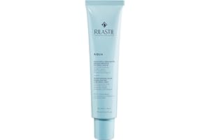 Rilastil Aqua Maschera Idratante Viso, Emulsione Fresca e Cremosa, Riequilibrante ed Emolliente con Acido Ialuronico per Tutti i Tipi di Pelle, Confezione da 75ml