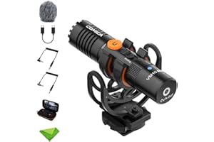 COMICA VM10 PRO Richtmikrofon Kamera Mikrofon, USB-C-Mikrofon für Kamera, Smartphone,PC. Ideal für Vlogging, Live-Streaming, Aufzeichnen. Dual-Mode Vifeo USB Shotgun-Mik mit Verstärkungsregelung