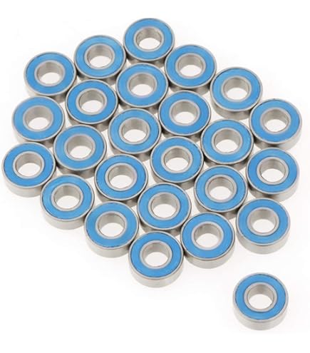 Jeu De Roulements à Billes Pour Voiture RC En Acier Argenté