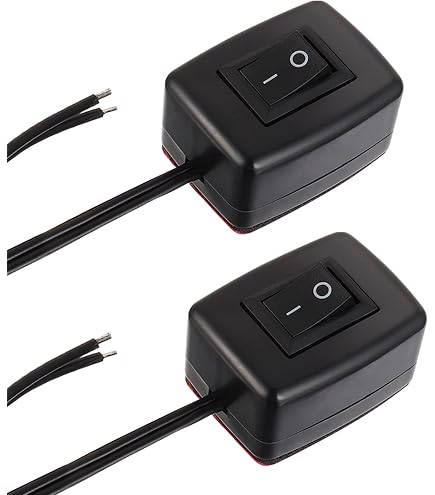 Interrupteurs Bouton Poussoir Momentanés 12V/24V - Lot De 4 - Câble 30 Cm - Installation Facile - Pour Klaxon, Alarme, Projets électroniques