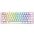 Razer Huntsman Mini - Mercury Edition - 60% Optical Gaming Keyboard (Clicky Purple Switch) - FRML Packaging