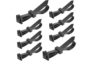 MVQPER 8 PCS Tree Ties Traps, Plant Ties Heavy Duty,Tree Traps Adjustable,Tree Shrub Support Ties for Support Tree Shrub,30 x 1.3 x 0.18cm