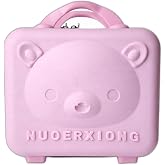 Kilitli Makyaj &Ccedil;antası Valizi Pembe, Su Ge&ccedil;irmez Darbeye Dayanıklı Kozmetik Organizer 30 x 23 x 16 cm Pembe