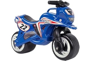 Moto Porteur Enfant 18 Mois à 3 Ans sans Pédales Bebe - Honda Africa Twin Stable + Ergonomique Moto Draisiènne 2 Ans Roues Larges + Transport Facile + Style Course | INJUSA