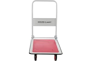 MAGNA CART Magnacart Plattformwagen - Max. 250KG - Faltbarer Transportwagen - 91 x 61 x 87 CM - Silber