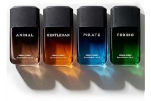UrbanGabru Long Lasting Men Perfume Gift Set | The Ultimate Four Perfume Gift Set for Men | Parfume for Man, Gift for Man | 4 Premium EDP Fragrances: Gentleman, Pirate, Toksic & Animal | 4 x 20ml