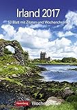 Image de Irland - Kalender 2017: Wochenplaner, 53 Blatt mit Zitaten und Wochenchronik