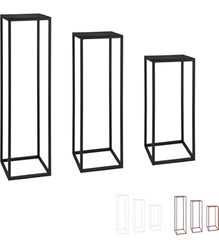 Houten 4home® gedraaide stutten, zwart