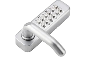FTVOGUE 1-11 Chiffres Clavier Serrure De Porte Bouton Poussoir Serrure CodéE Pas De Puissance Combinaison Clé Bouton Serrure En Alliage De Zinc Mot De Passe Clavier Serrure
