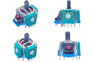 ElecGear 4X Joystick Analógico de Repuesto (EL1 ALPS 10K) para PS4 Mando, Módulo Reemplazo de Sensor de Controlador de Palanca Analógica Compatible con DualShock 4 de PlayStation 4, Slim and Pro