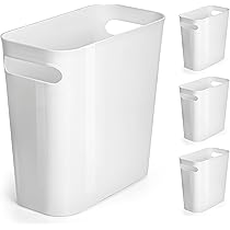 Schmaler Mülleimer Ohne Deckel - Platzsparender Abfalleimer Für Küche & Bad
