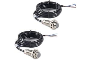 Hailege 2pcs NJK-5002C Hall-Effekt-Sensor-Näherungsschalter NPN 3-Draht normalerweise offen